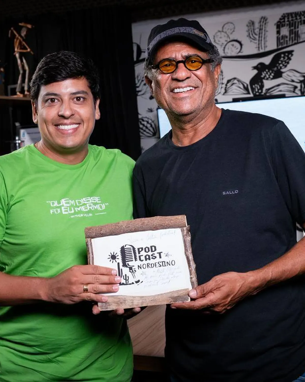 Arthur Farias com personalidade conhecida