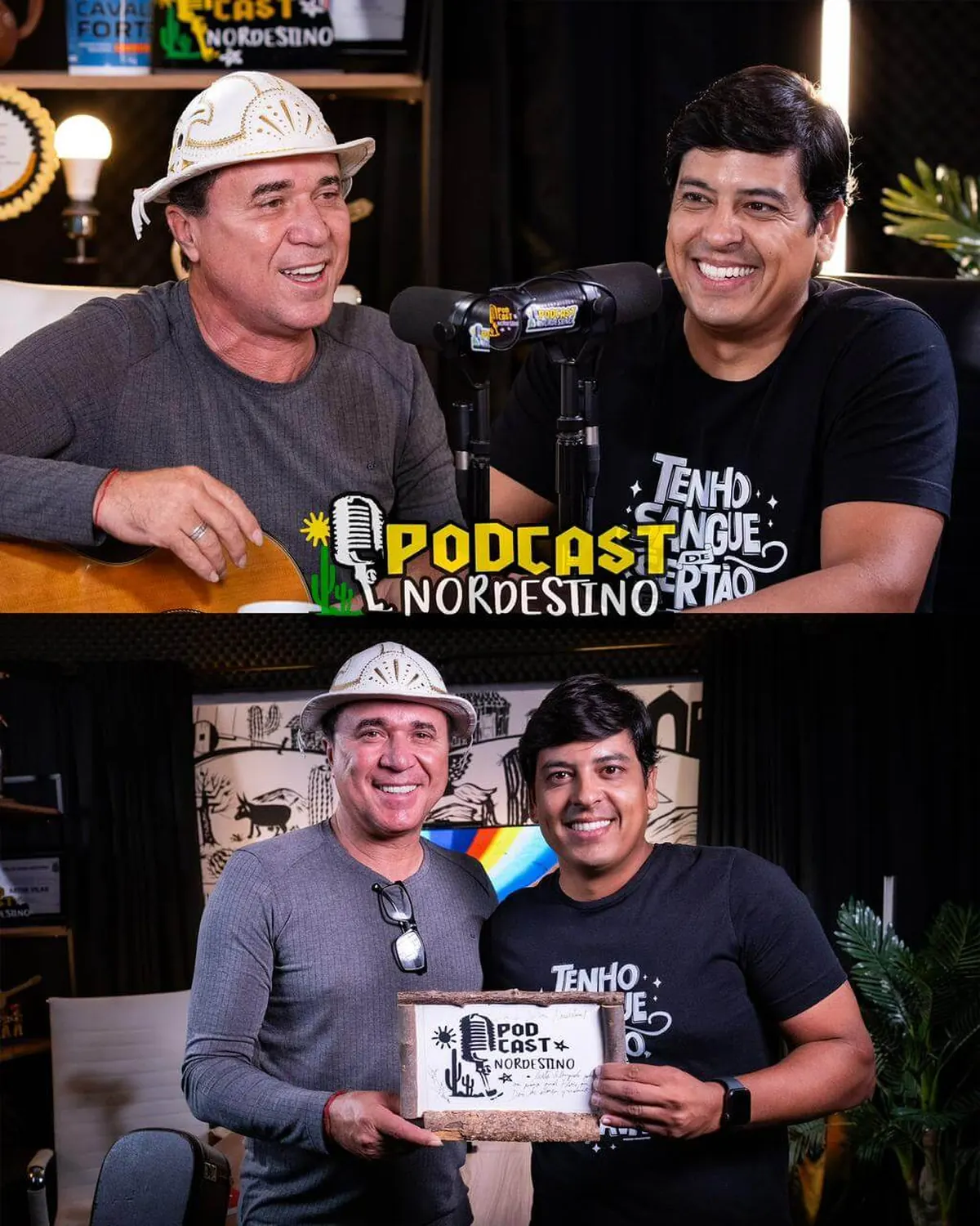 Arthur Farias com personalidade em registro de bastidor